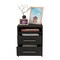 Tuhome Eter Nightstand, Superior Top, Two Drawers, Black MLW3940 - alternate 6